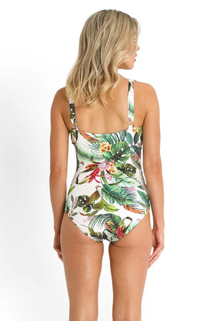 Jantzen DD/E Mesh Frill One Piece - Meka