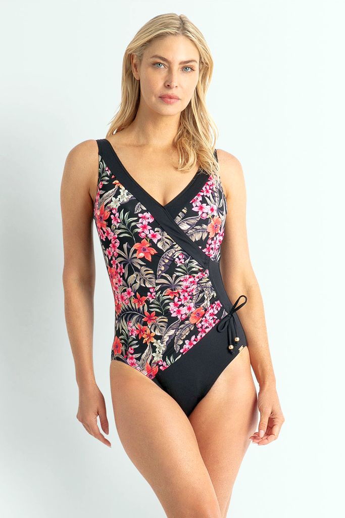 Jantzen DD/E Gathered Surplice One Piece - Hamilton