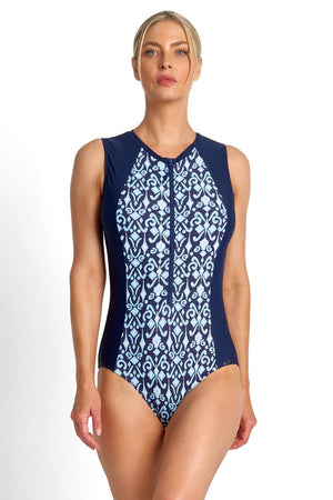 Jantzen Active Zip Front Mastectomy One Piece - Jantzen Select S25