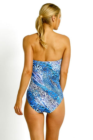Jantzen Twist Bandeau One Piece - Tigeress