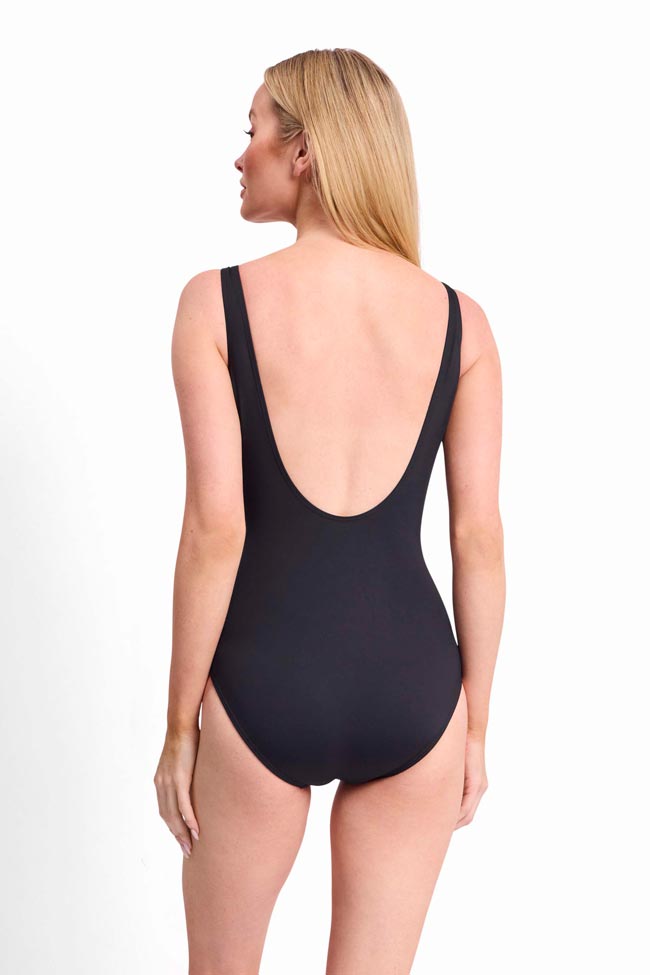 Jantzen Ring Hi Neck Surplice One Piece - Villa Casa