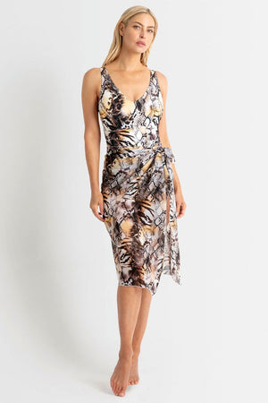 Jantzen Midi Mesh Sarong - Sahara