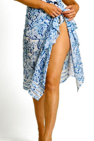 Jantzen Ladder Trim Sarong - Anchor