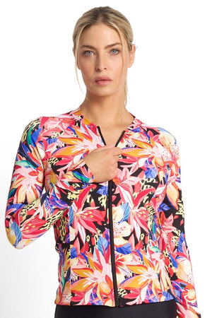 Jantzen Long Sleeve Mastectomy Rashie - Mandalay