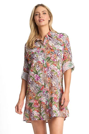 Jantzen Button Through Shirt - Lilymaze