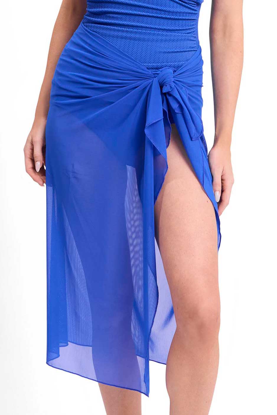 Jantzen Midi Mesh Sarong - Sky High