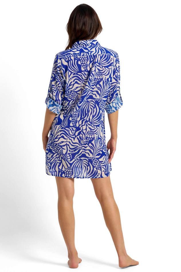 Jantzen Button Through Shirt - Seashells