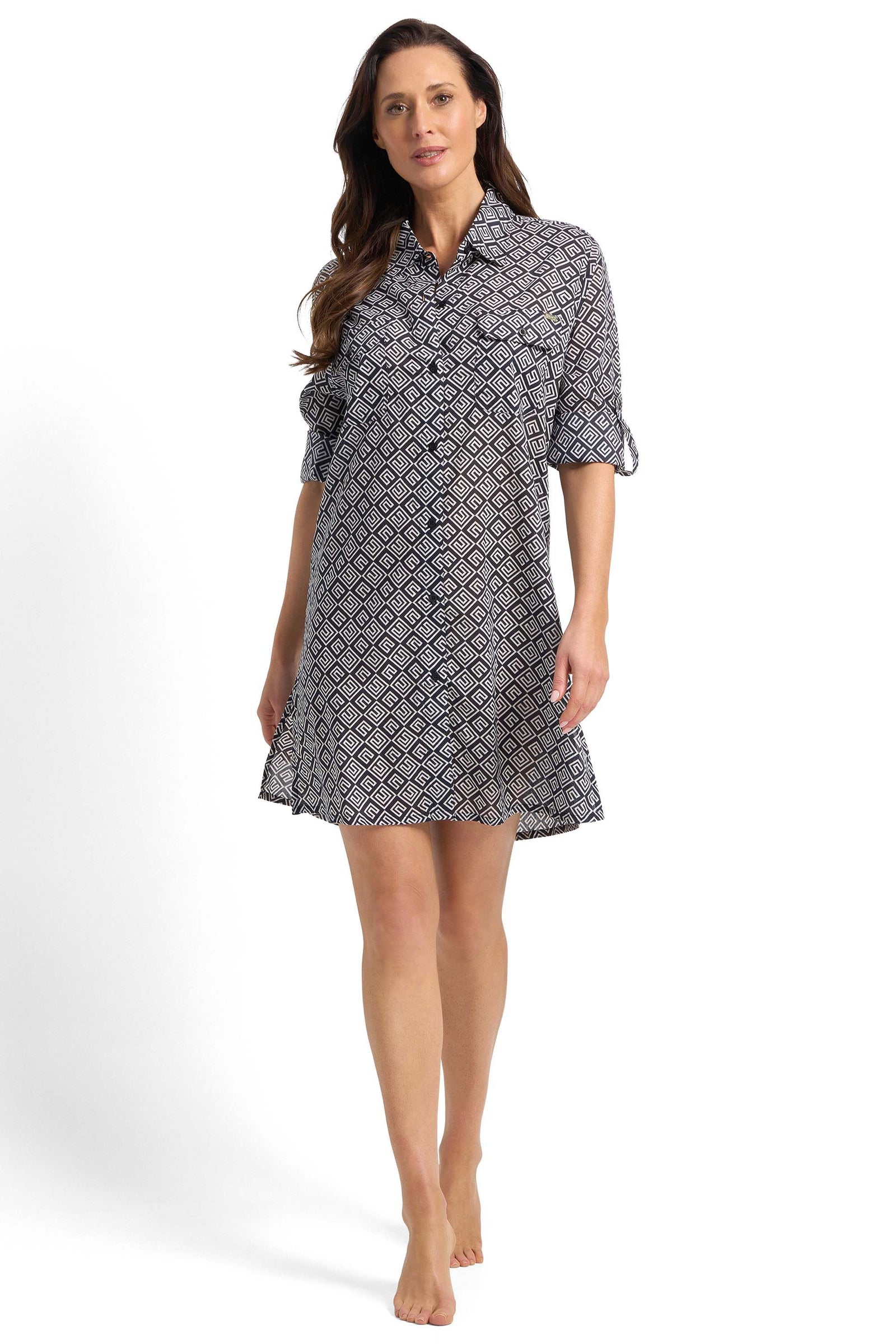 Jantzen Button Through Shirt - Geneva