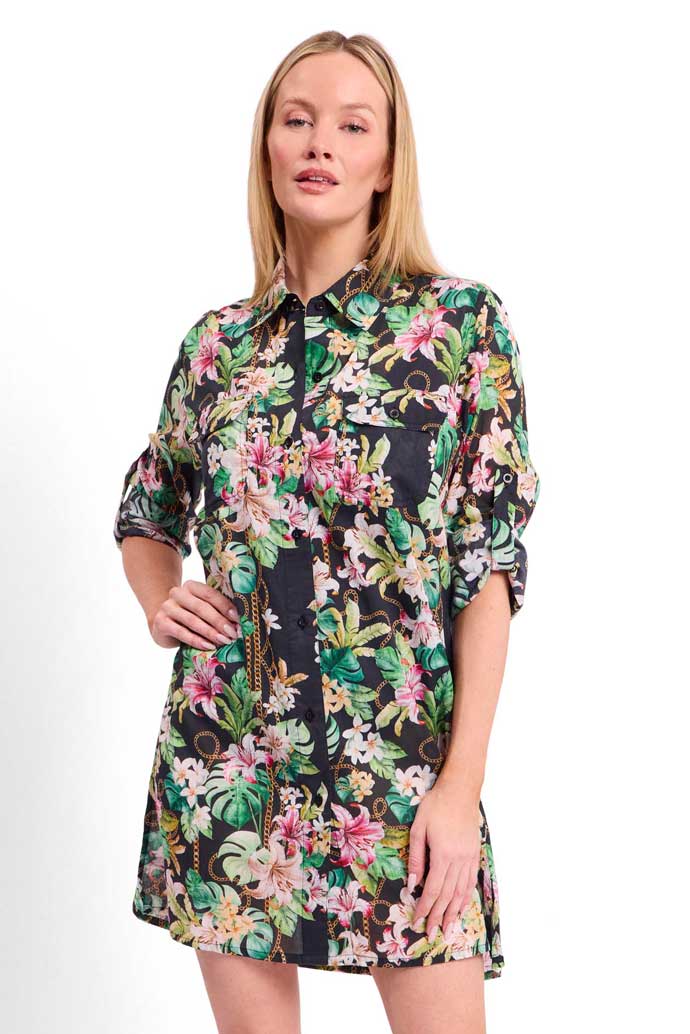 Jantzen Button Through Shirt - Villa Casa
