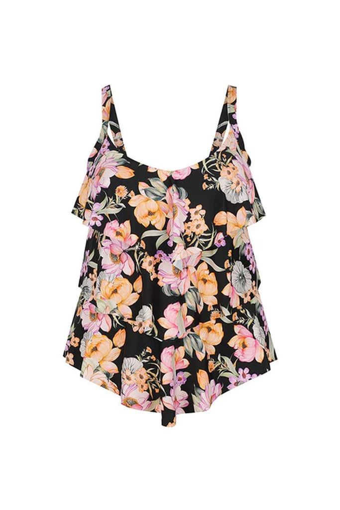 Capriosca 3 Tier Tankini Top - Kokomo