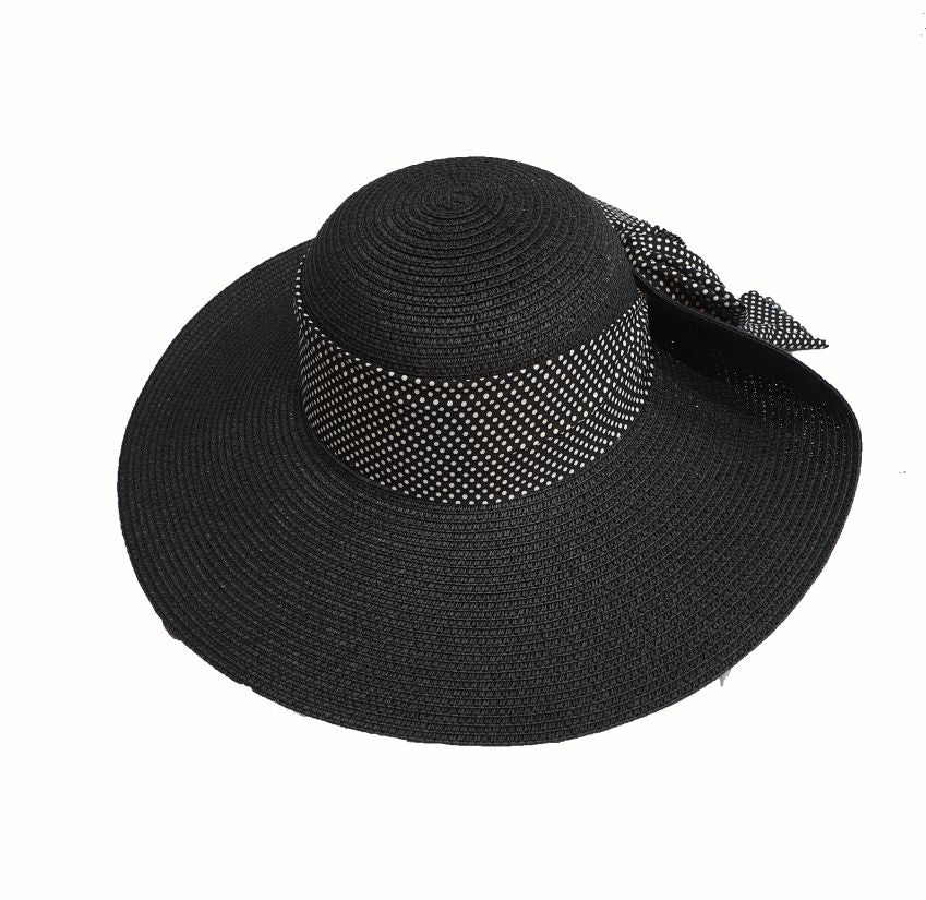 Kato Design Wide Brim Hat with Ribbon