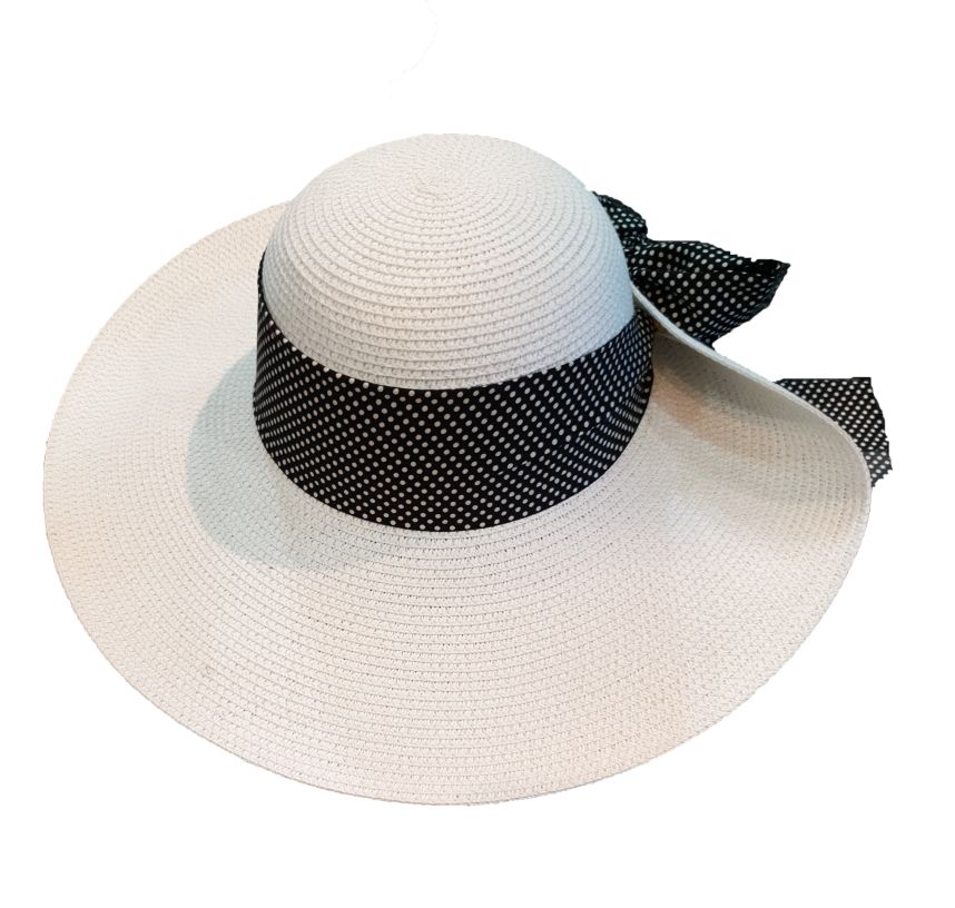 Kato Design Wide Brim Hat with Ribbon