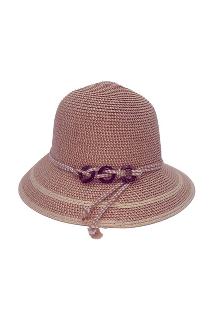 Kato Design Two Tone Bucket Hat with Rope