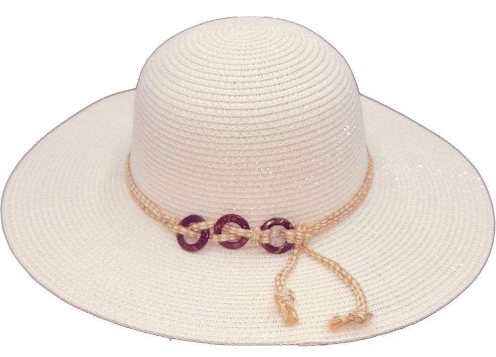 Kato Design Wide Brim Hat with Rope