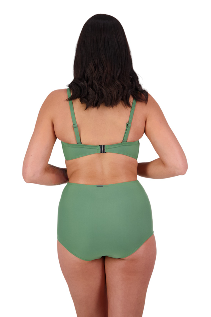 Moontide DD-F Cup Underwire Cross Front Top - Contours