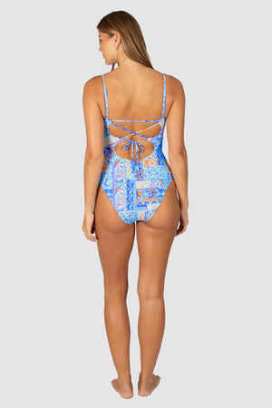 Baku V-Neck One Piece - Tulum