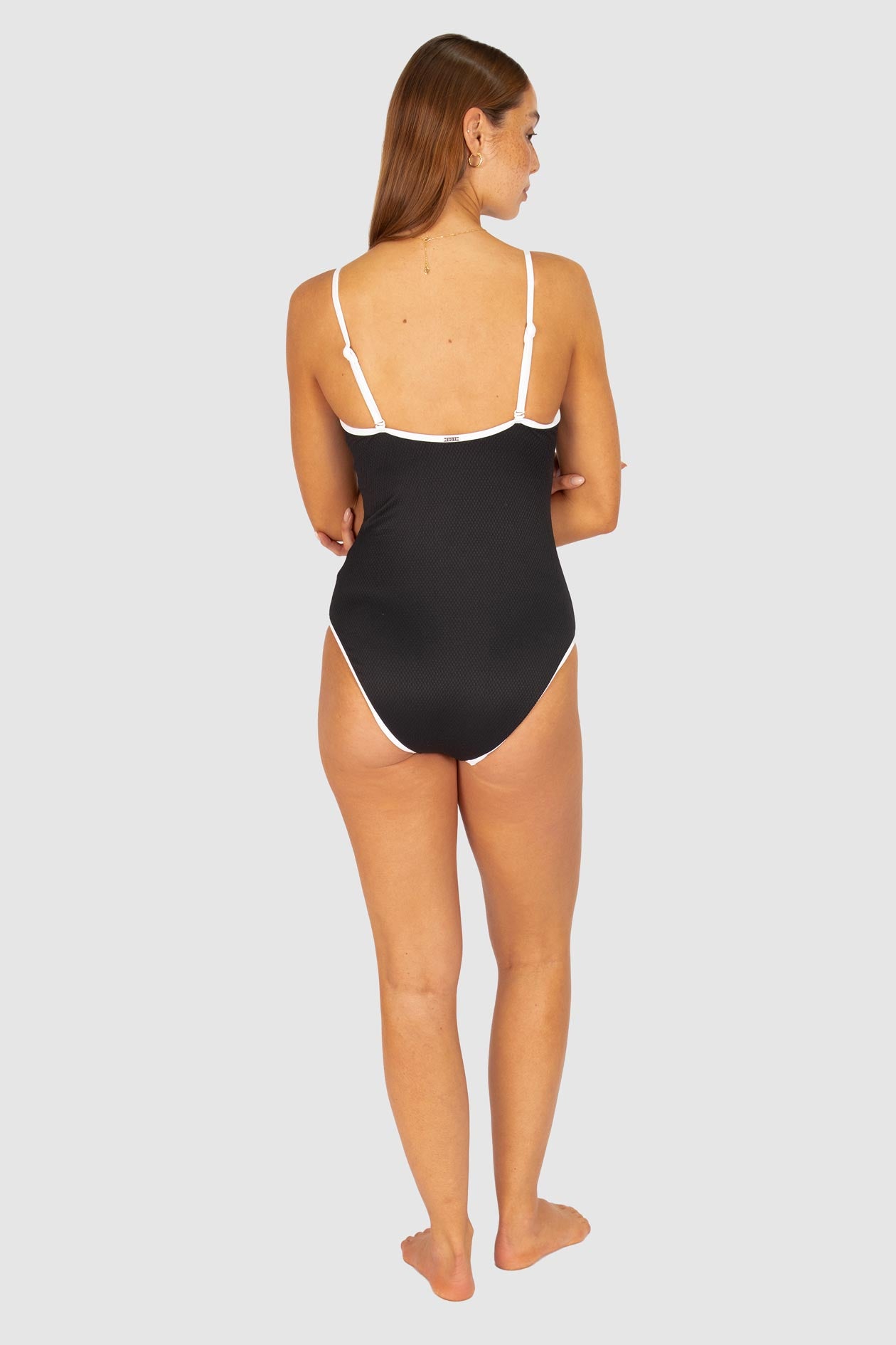 Baku V Neck One Piece - Rococco