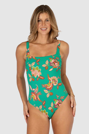 Baku Square Neck One Piece - Spice Temple