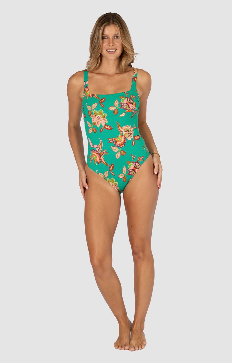 Baku Square Neck One Piece - Spice Temple