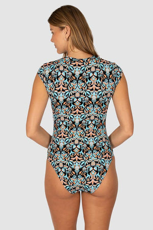 Baku Zip Front Surfsuit - Free Spirit