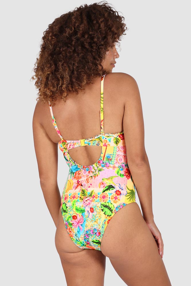 Baku Retro Underwire One Piece - Sardinia