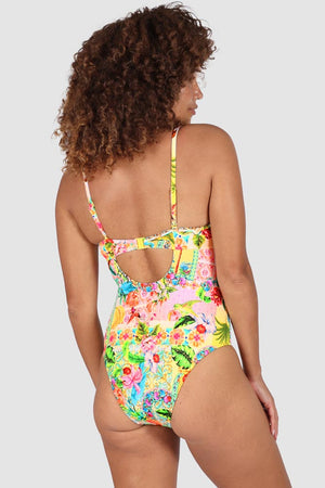 Baku Retro Underwire One Piece - Sardinia