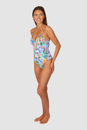 Baku Retro Underwire One Piece - Sardinia