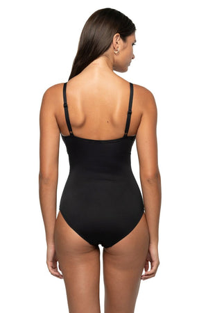 Nip Tuck Ava Wrap Over Multifit One Piece - Tintilating Tile