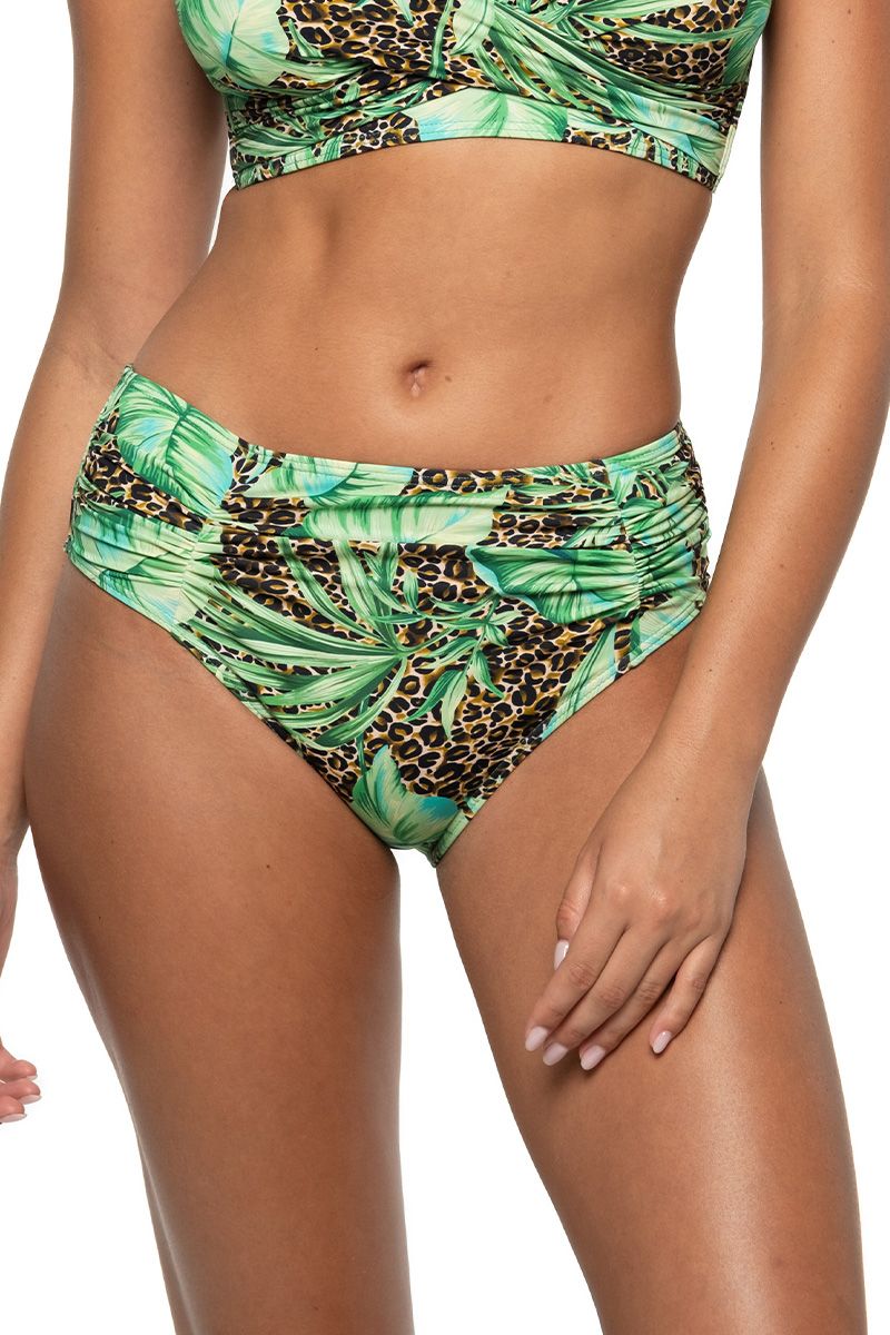 Niptuck Brigitte Ruched Bikini Pant - Exotic