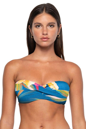 Nip Tuck Jacinta D/DD Underwire Bandeau Bikini Top - Hula Hula