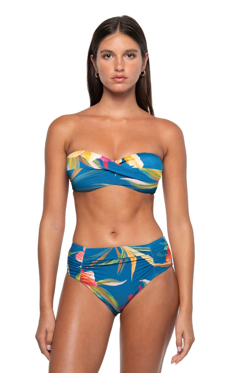 Nip Tuck Jacinta D/DD Underwire Bandeau Bikini Top - Hula Hula