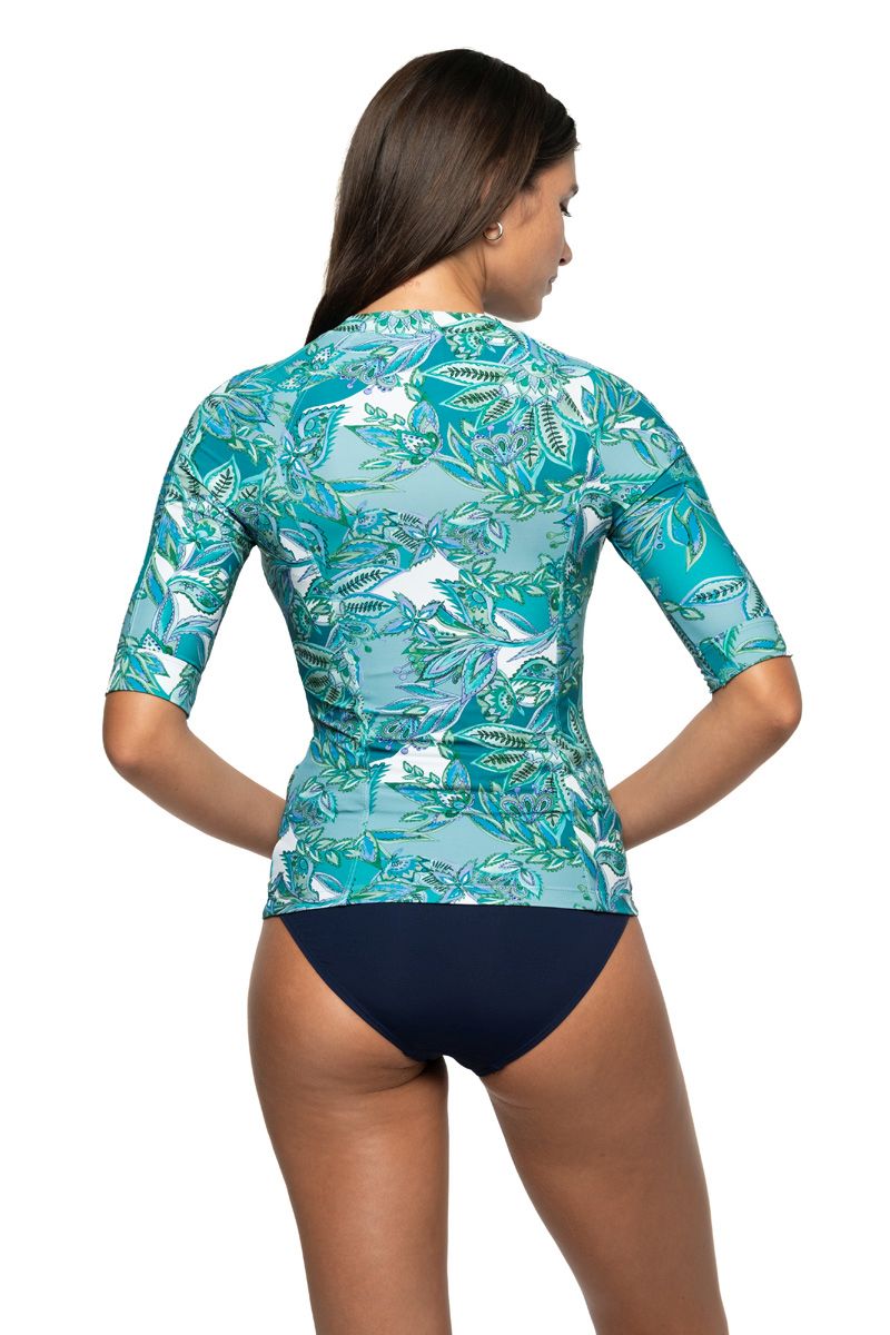 Niptuck Yvonne Full Zip Sun Safe Top - Fiorenza