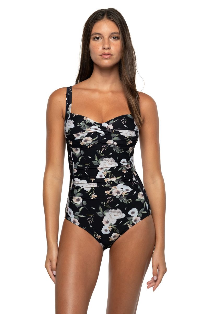 Nip Tuck Joanne Long Torso One Piece - Evening Shadow