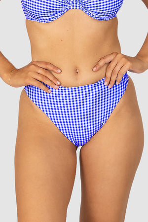 Baku High Waist Cheeky Pant - Riviera
