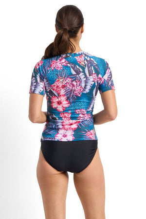 Poolproof Short Sleeve Rash Vest - Coco