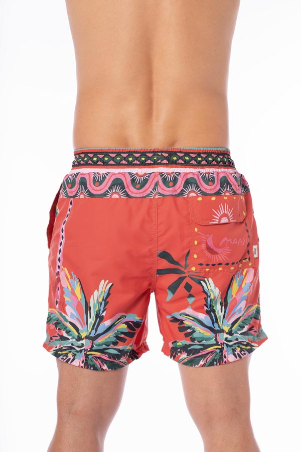 Maaji Sailor Sporty Shorts - Flame Palms