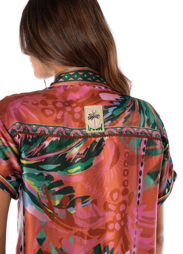 Maaji Moon Phase Shirt - Flame Palms