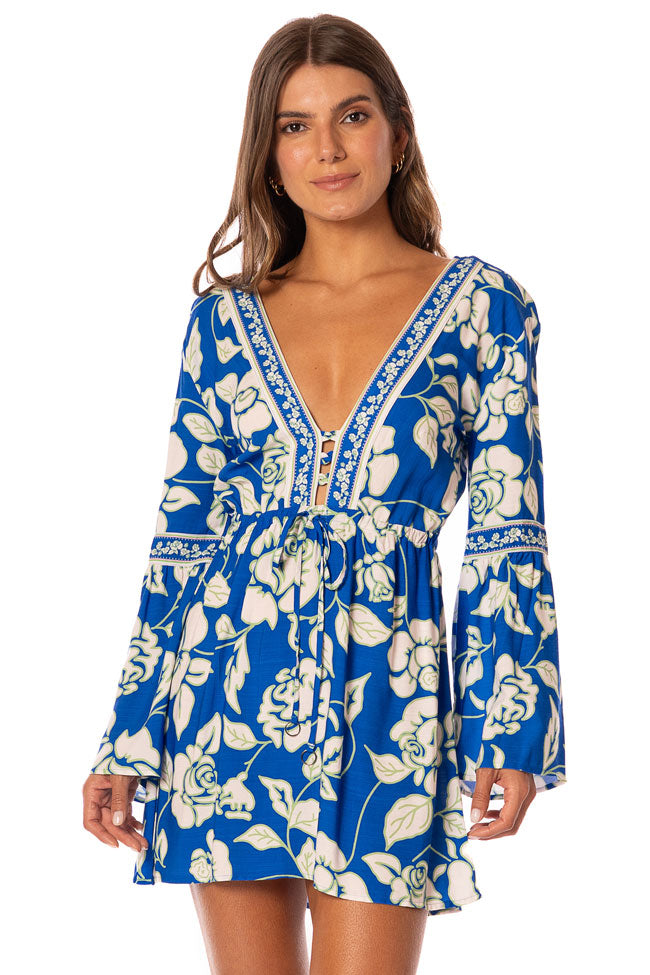Maaji Ladies Agnes Dress - Cobalt Flora