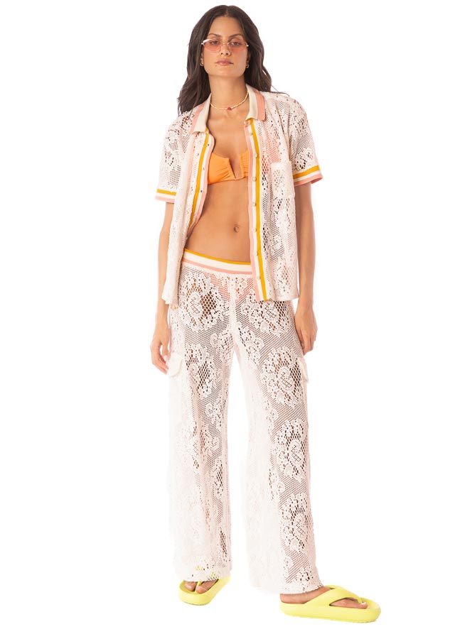 Maaji Lana Shirt - Flowery Crochet