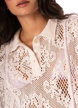 Maaji Solene Shirt - Flowery Crochet