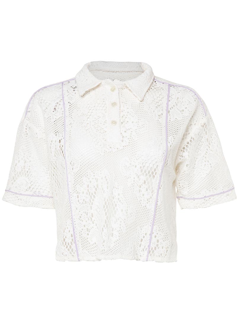 Maaji Solene Shirt - Flowery Crochet