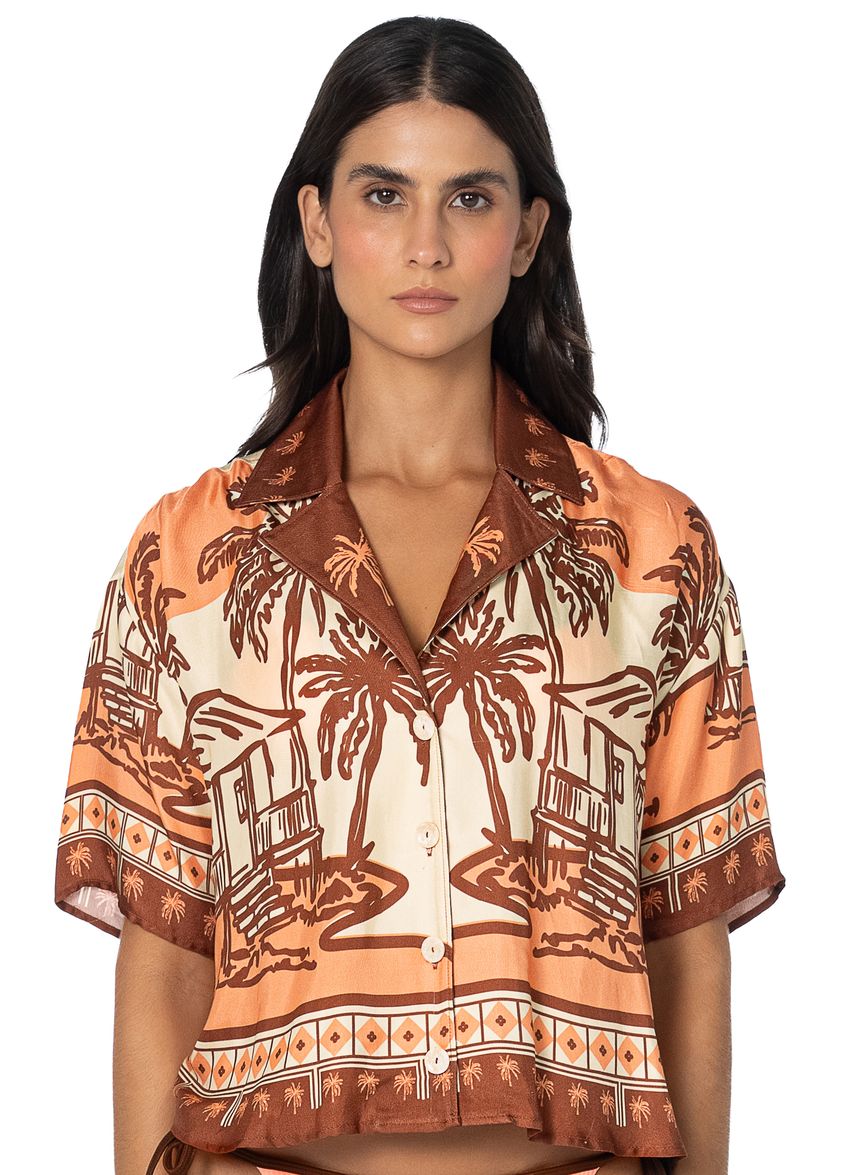 Maaji Octavia Shirt - Sand & Shadows image 3