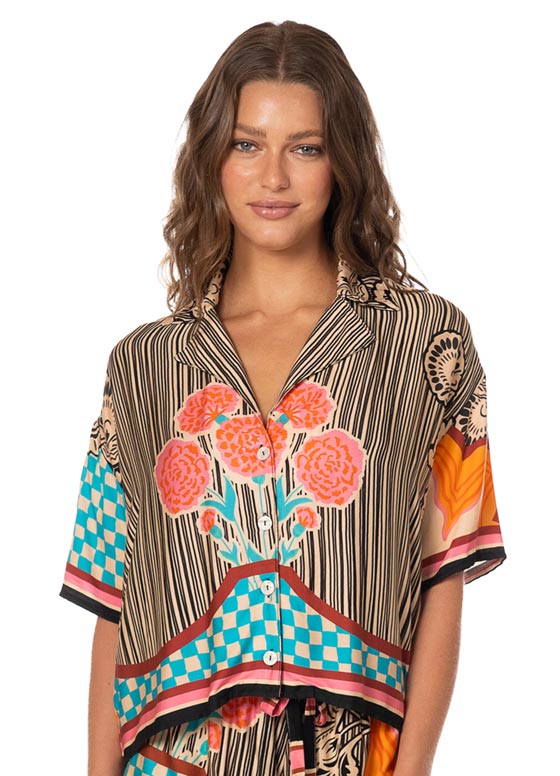 Maaji Ladies Octavia Shirt - Saffron Spell