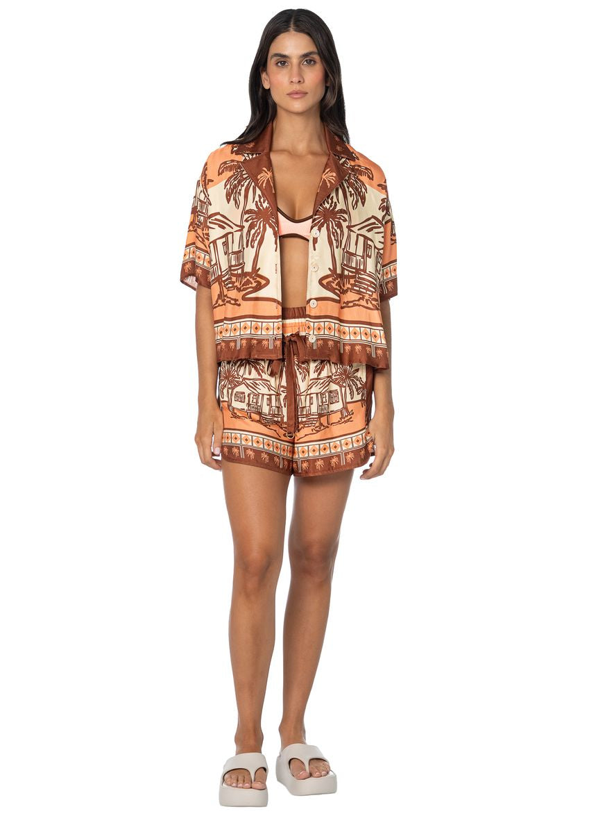 Maaji Rhino Shorts - Sand & Shadows image 8