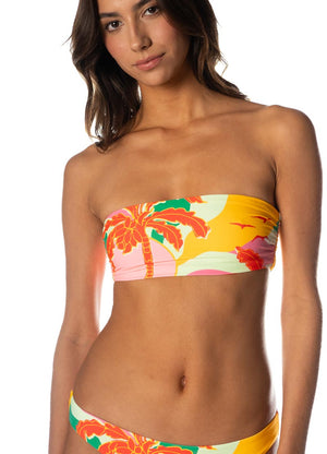 Maaji Ladies Tiffany Bandeau Bikini Top - Tropical Breeze