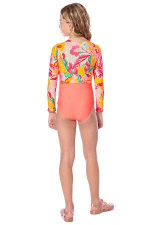 Maaji Girls Miku Long Sleeve One Piece - Dream Garden