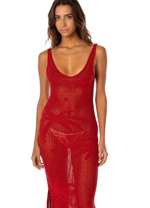 Maaji Ladies Nougath Dress - Flame Coral