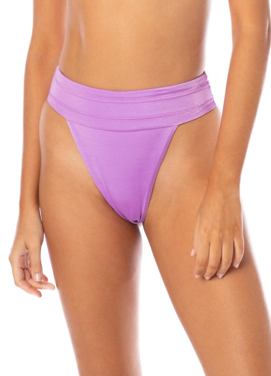 Maaji Sienna High Rise Bottom - Metallic Lilac