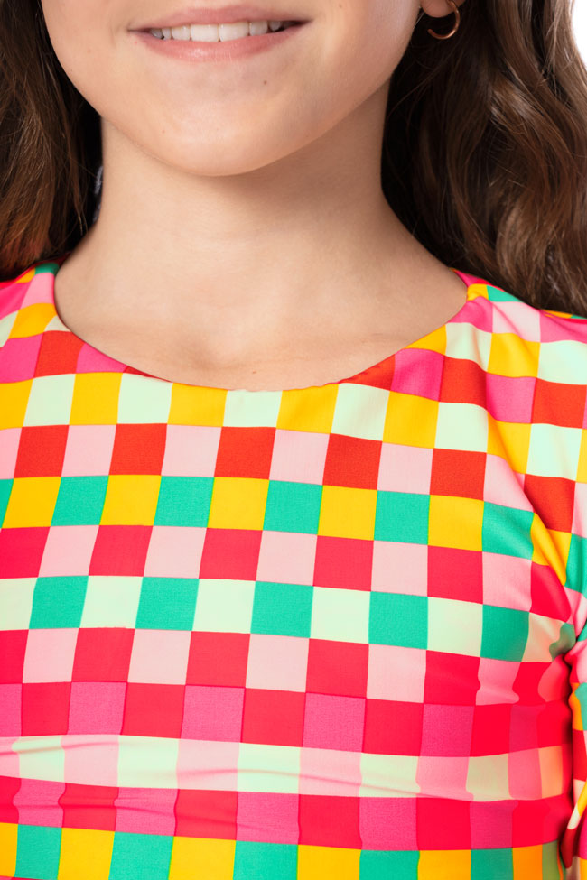 Maaji Girls Brissa Long Sleeve Rashguard Set - Golden Gambit