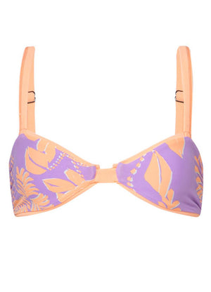 Maaji Birdie Bralette Top - Metallic Lilac